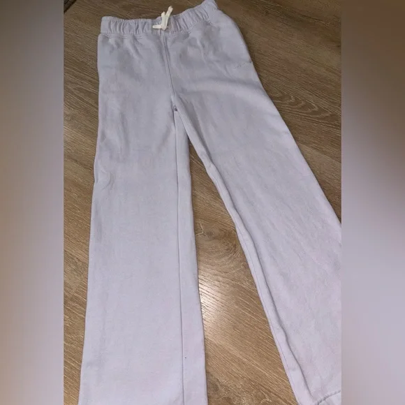 Abercrombie girls wide leg sweat pants size 7/8 LONG - Picture 3 of 4